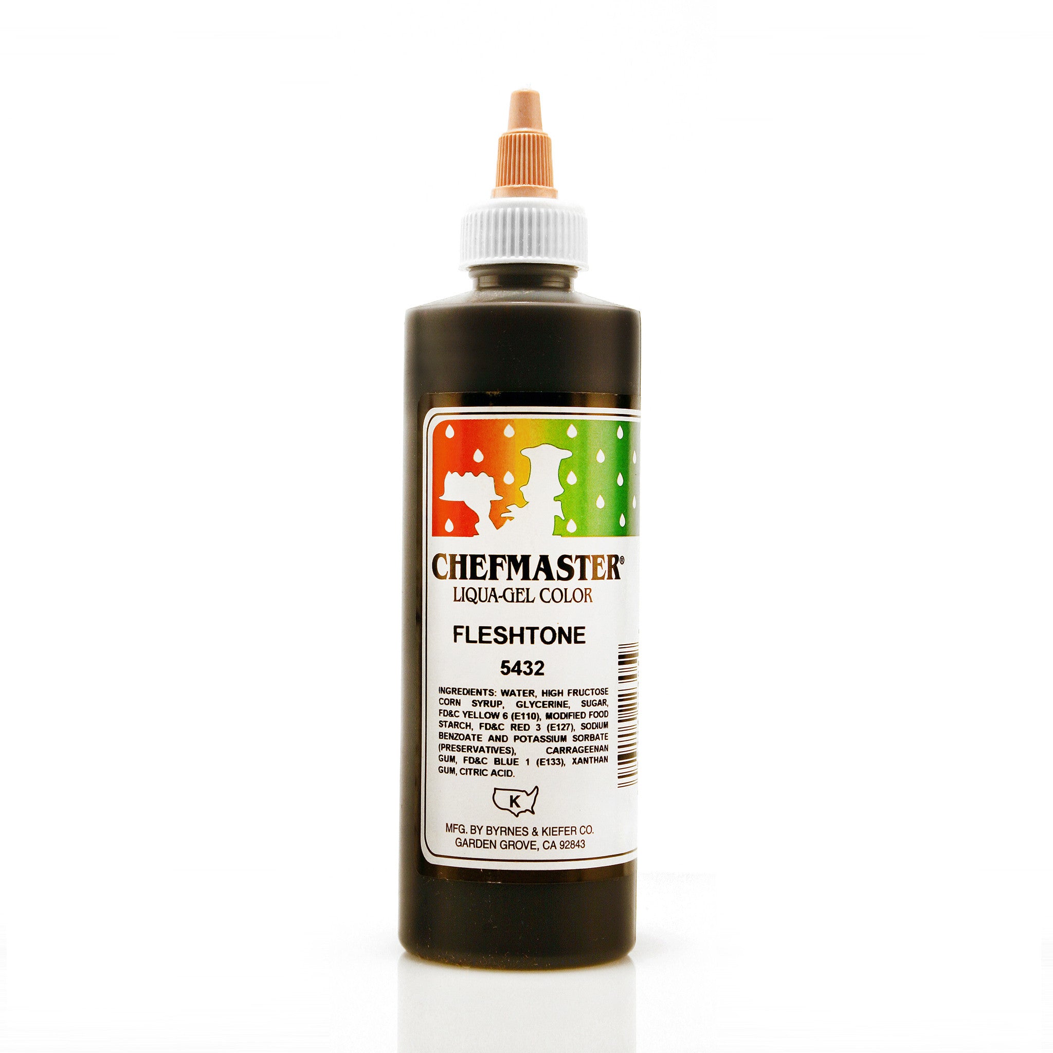 Chefmaster Fleshtone Color Liqua-Gel (10.5 oz Bottle)