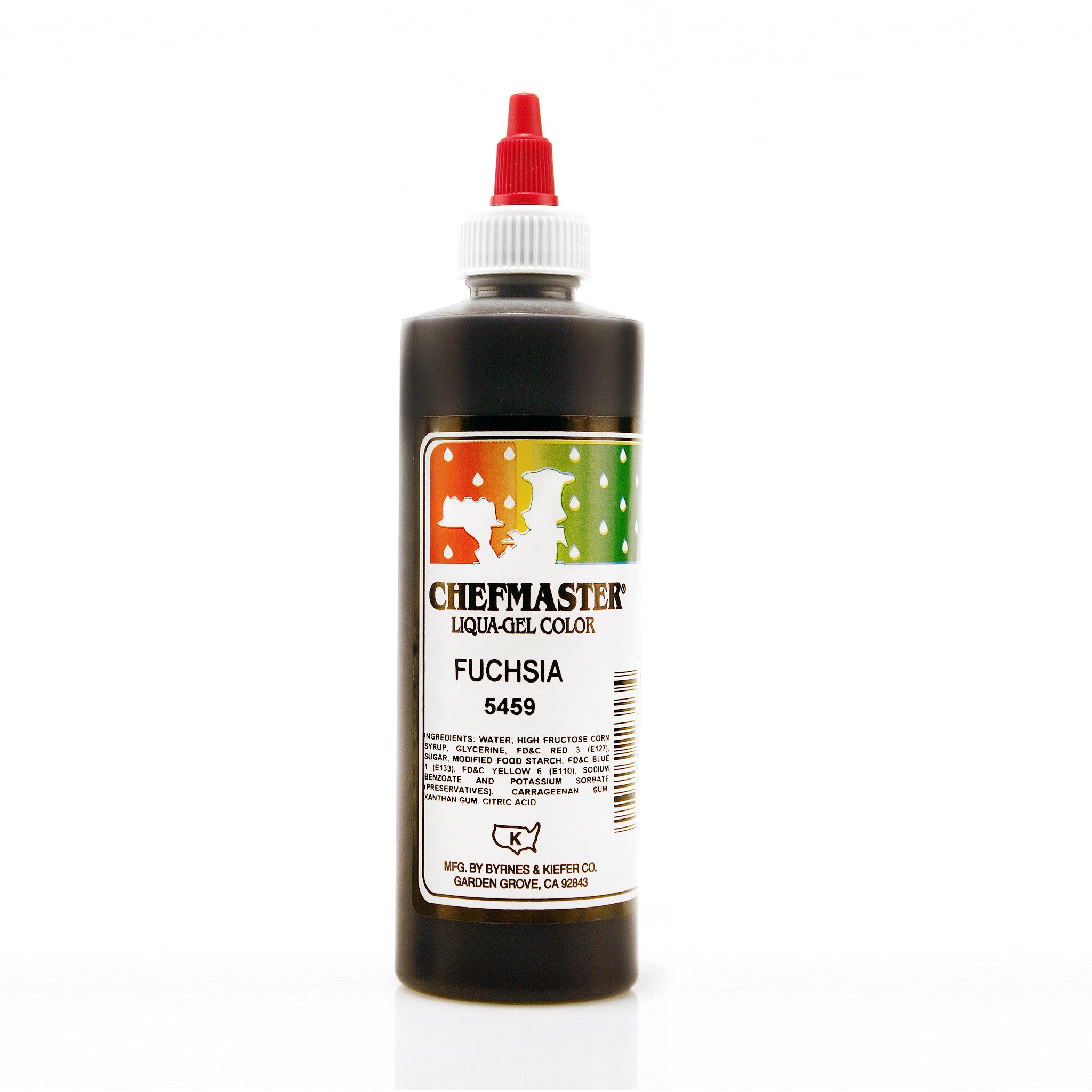 Chefmaster Fuschia Color Liqua-Gel (10.5 oz Bottle)