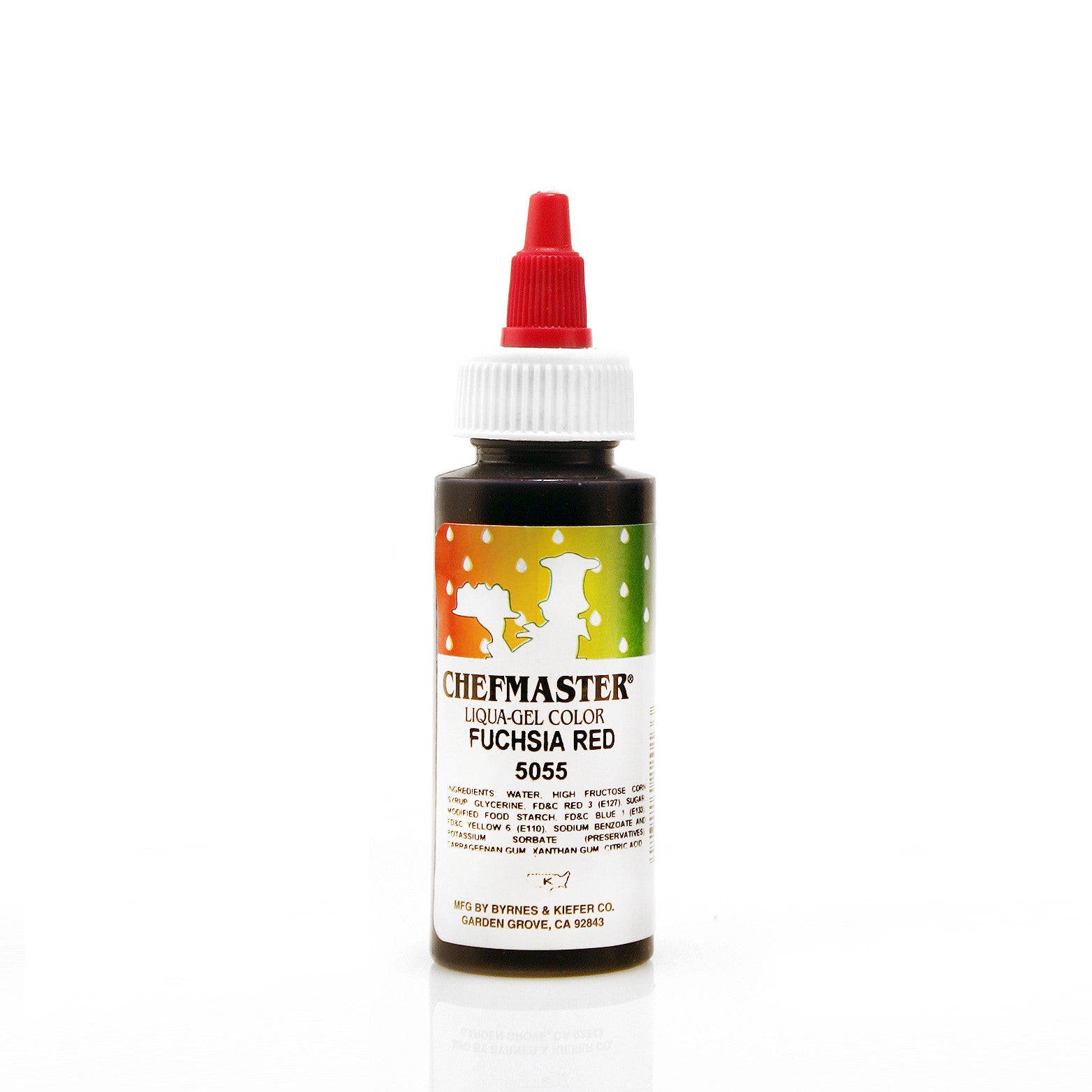 Chefmaster Fuschia Color Liqua-Gel (2.3 oz Bottle)