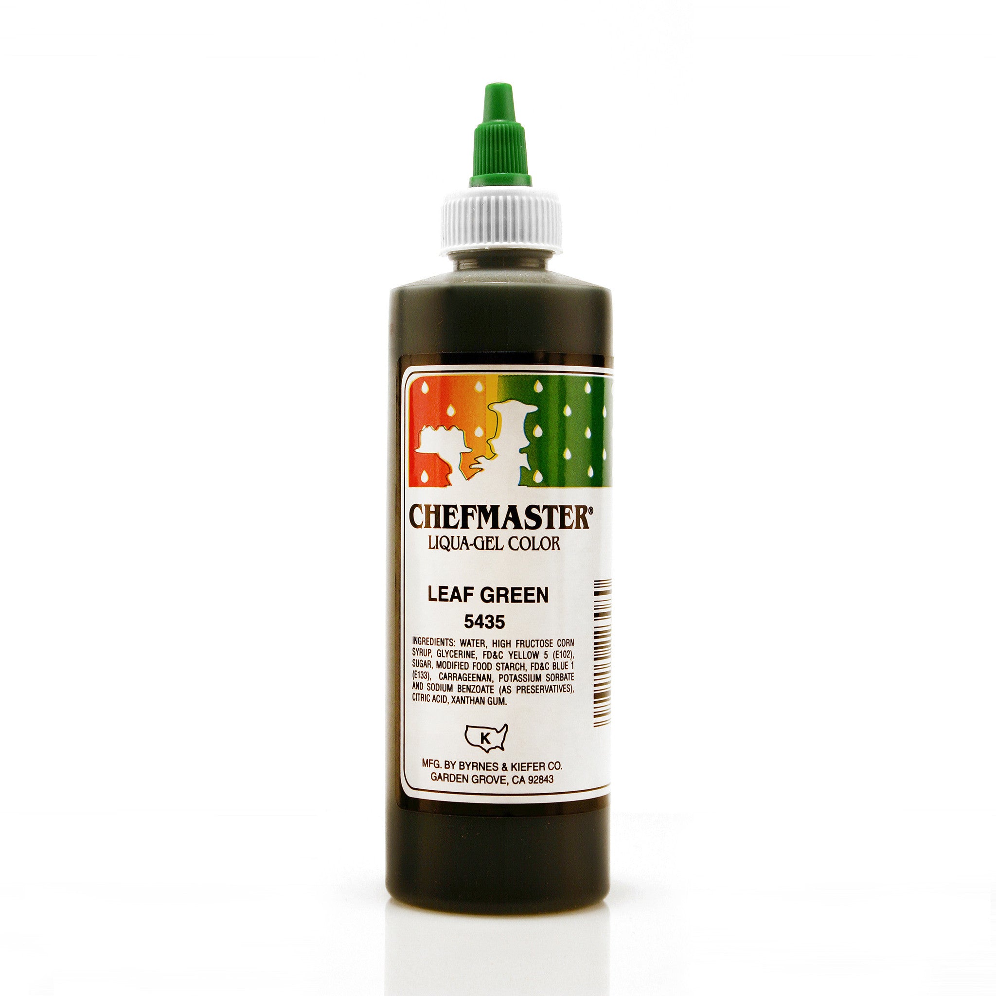 Chefmaster Leaf Green Color Liqua-Gel (10.5 oz Bottle)