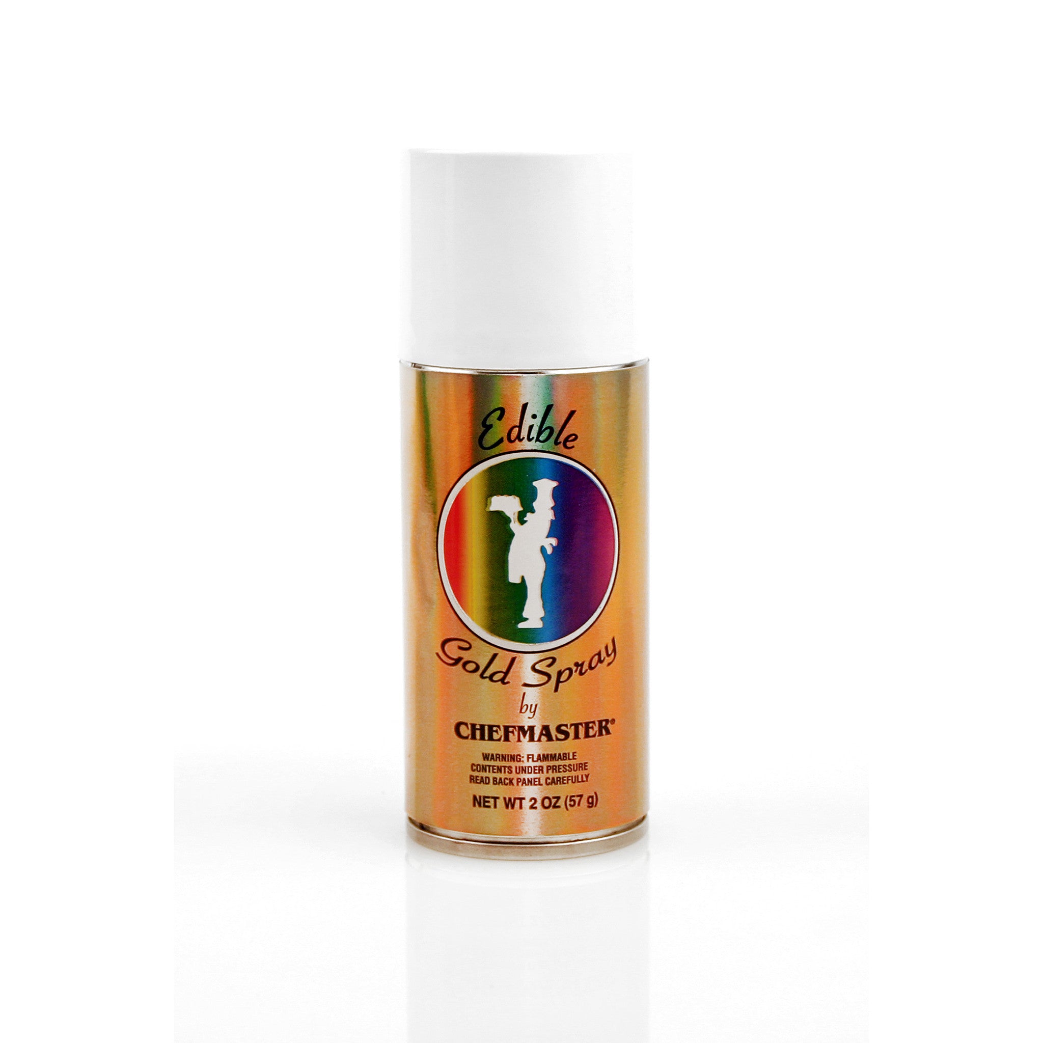Chefmaster Edible Gold Color Spray (2 oz Can)