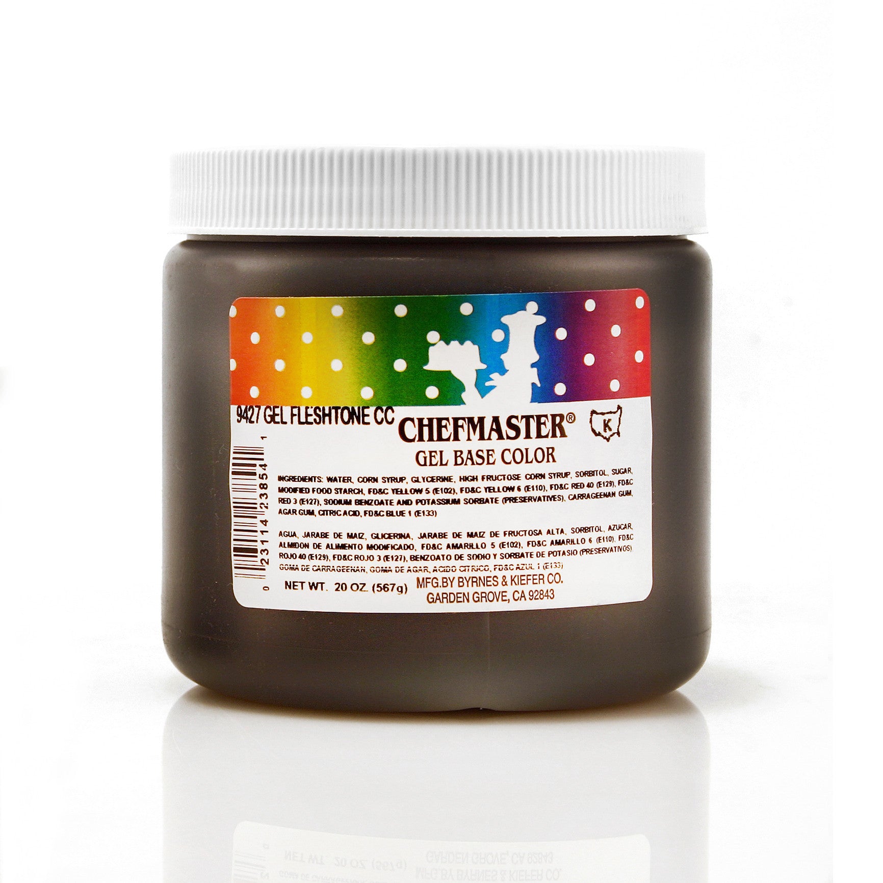 Chefmaster Fleshtone CC Color Gel Base (20 oz Jar)