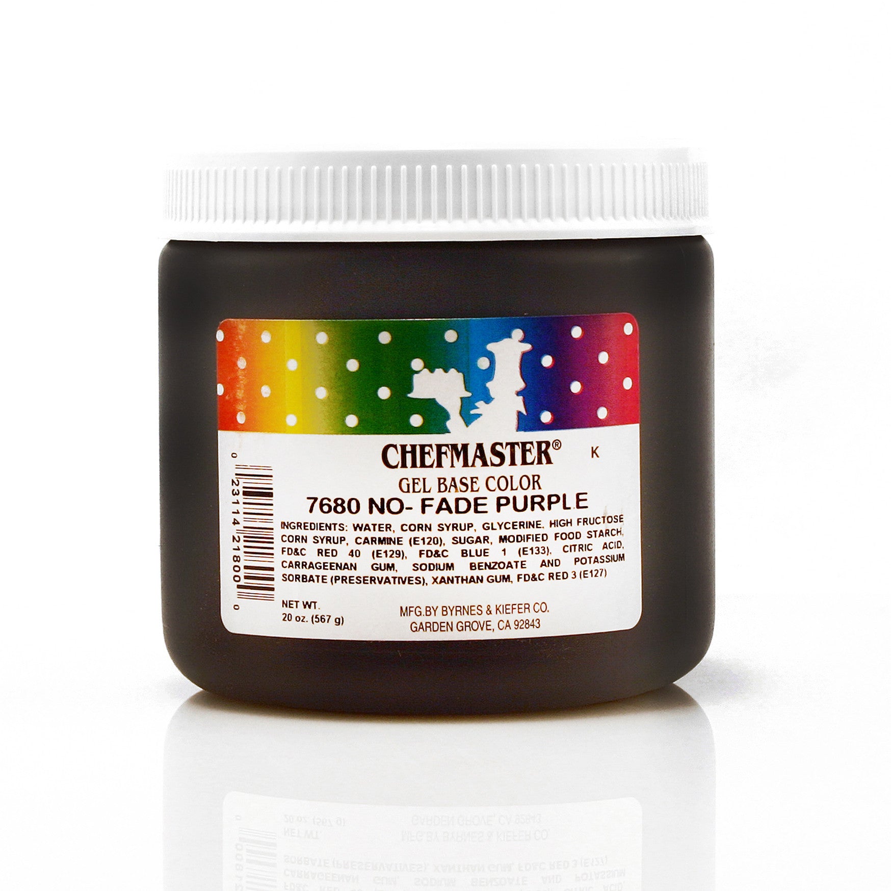 Chefmaster No Fade Purple Color Gel Base (20 oz Jar)
