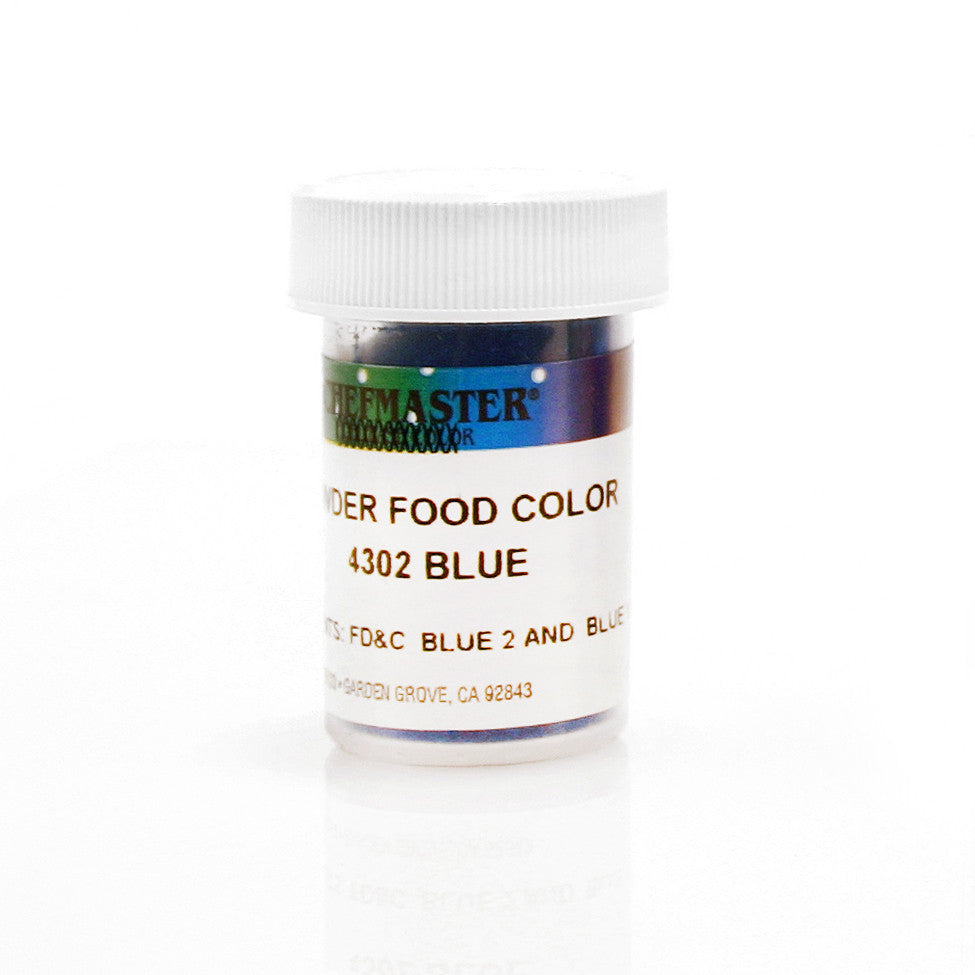 Chefmaster Powder Food Color Blue (3 Gram Jar)
