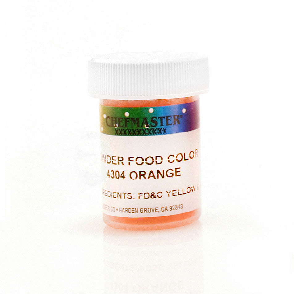 Chefmaster Powder Food Color Orange (3 Gram Jar)