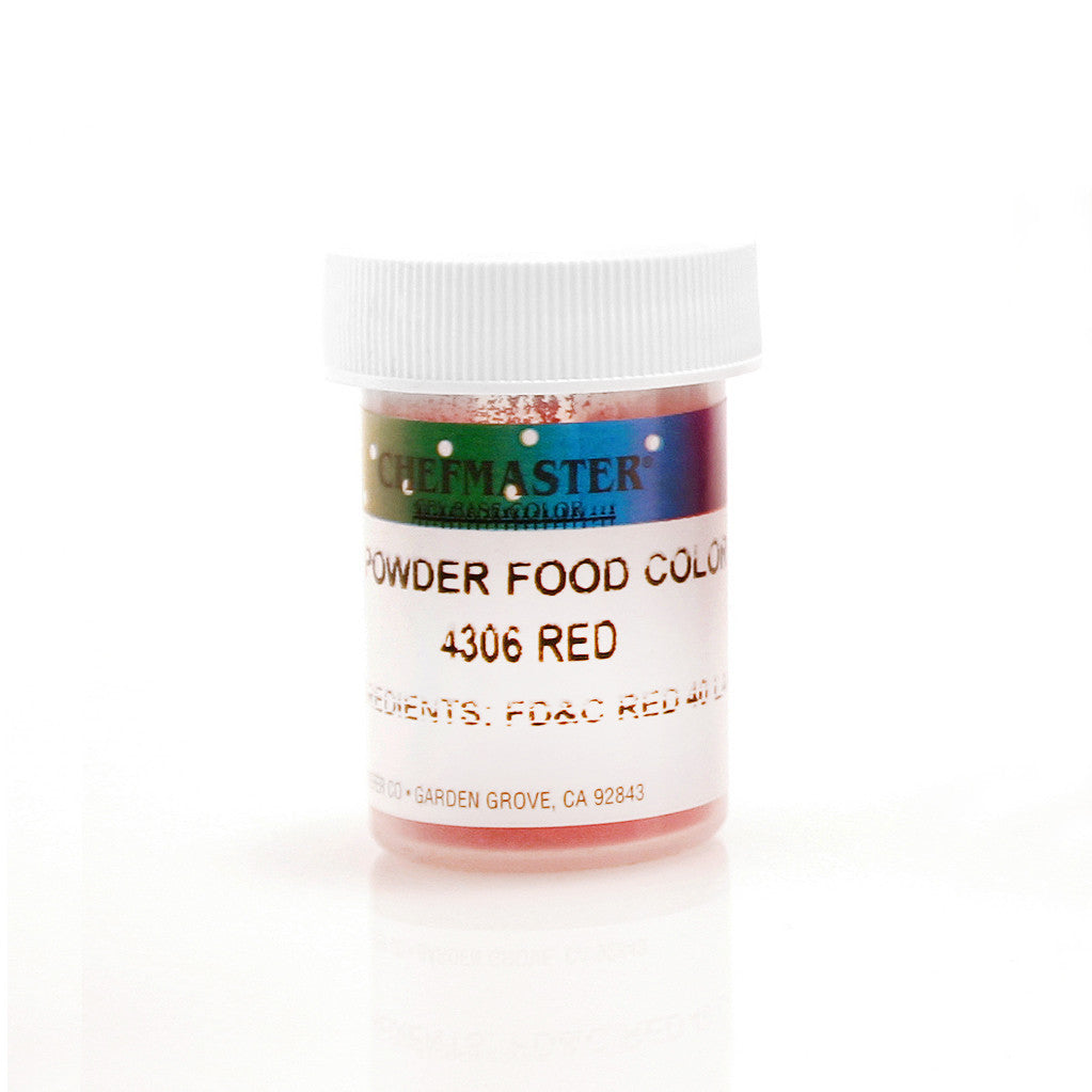 Chefmaster Powder Food Color Red (3 Gram Jar)