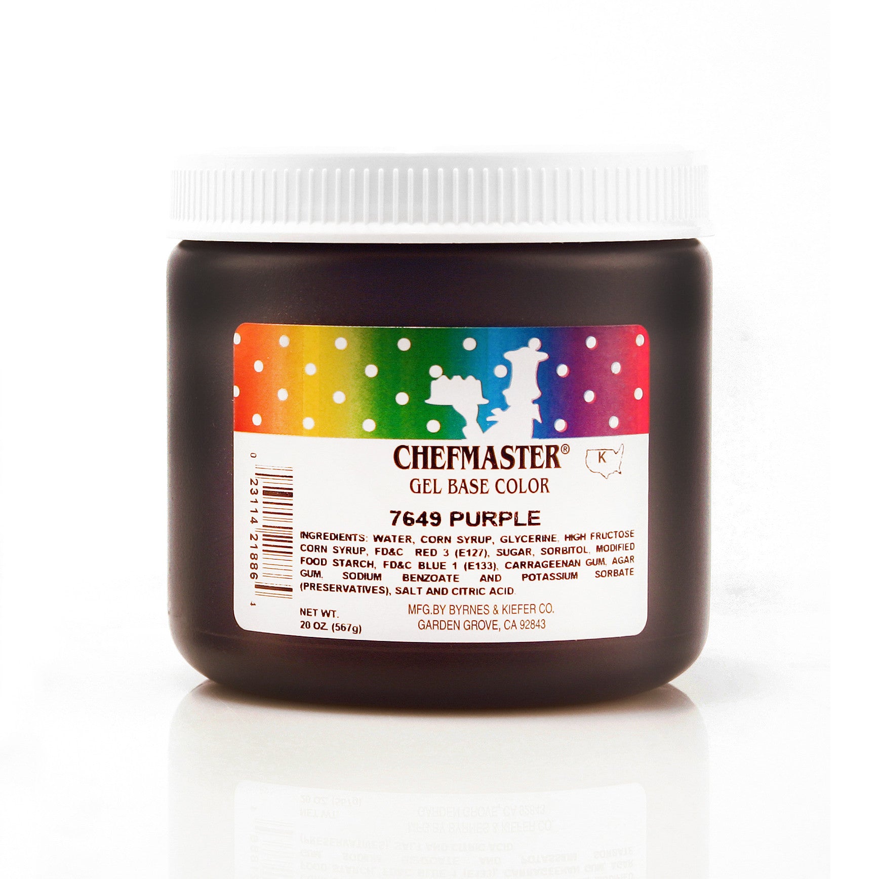 Chefmaster Purple Color Gel Base (20 oz Jar)