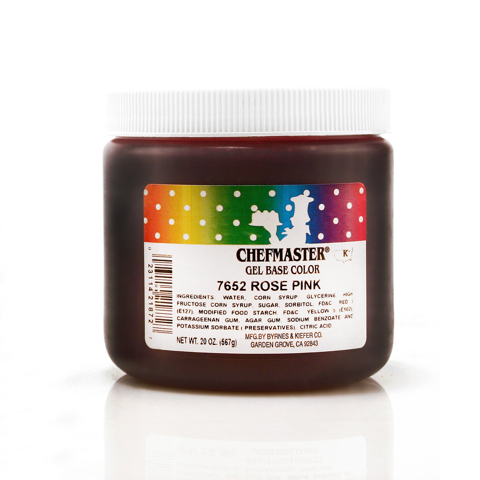 Chefmaster Rose Pink Color Gel Base (20 oz Jar)